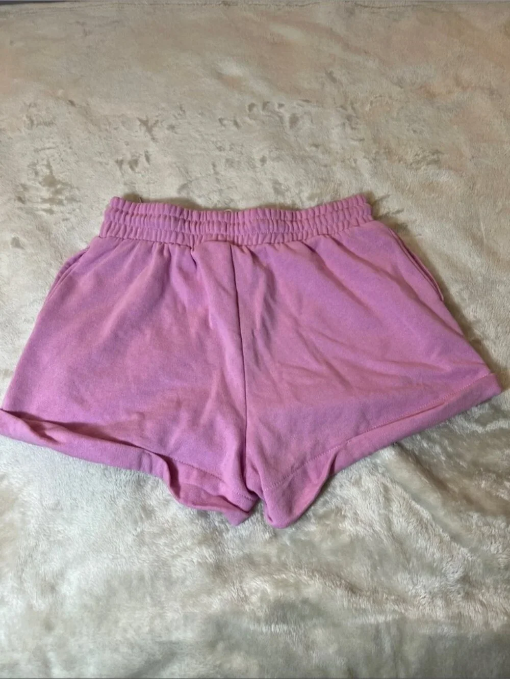 Barbie Pink Graphic Lounge Shorts with White Drawstring